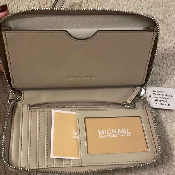 Michael Kors Beige Wristlet Wallet - Picture 2 of 2